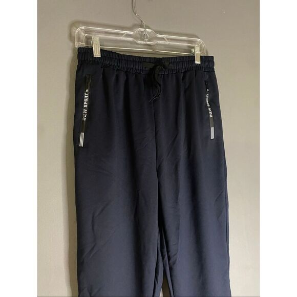 New Sport Blue  Quick Dry Athletic Sweat Pants Zipper Pockets Size XL NWOT - Picture 2 of 5